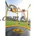 Little Tikes 7-Foot LeBron James Family Foundation Dream Big Trampoline, with Safety Enclosure and Padded Frame, Yellow   555870995